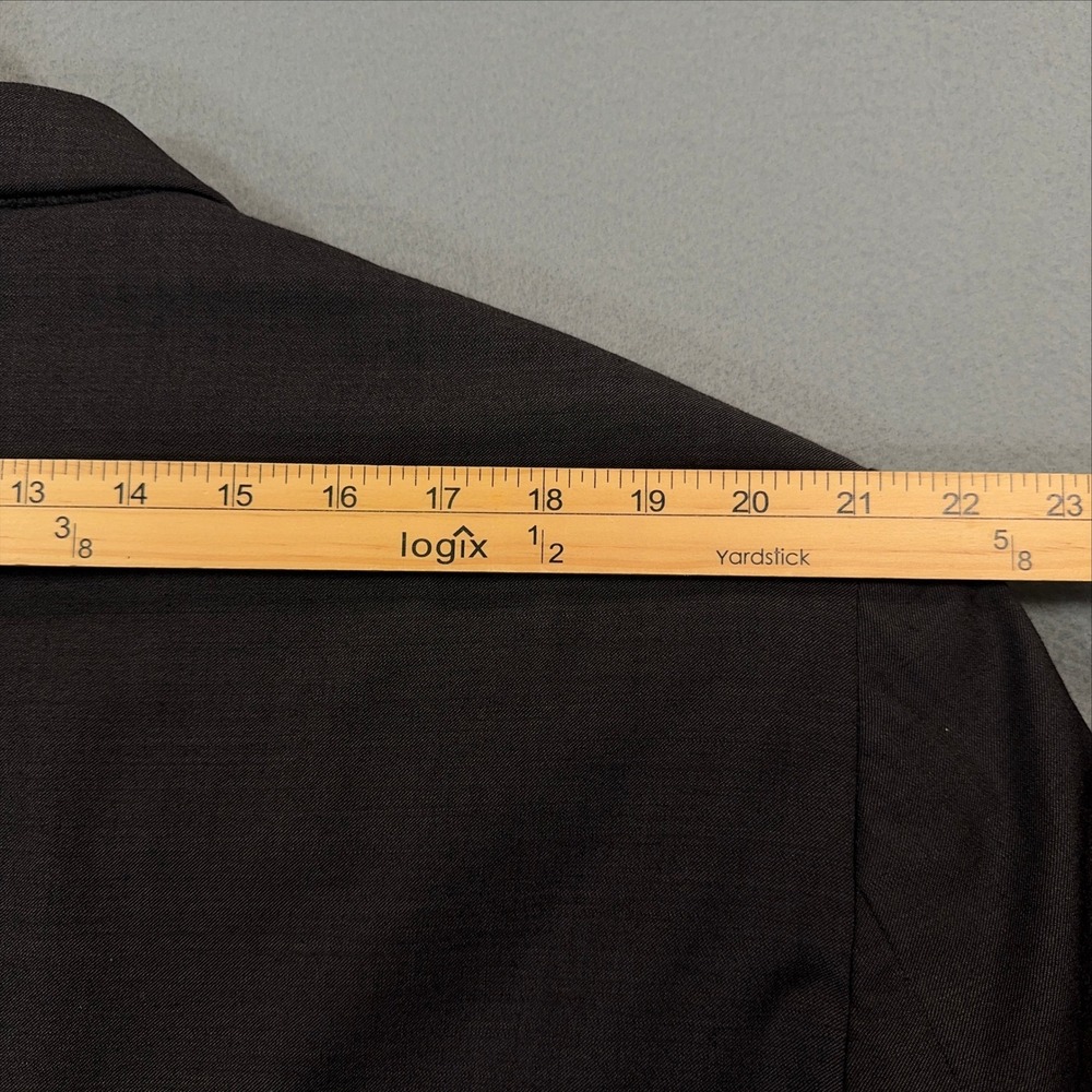 Jos. A. Bank Traveler Blazer Charcoal Gray Wool Blend Tailored Fit 48 Long NWOT - Picture 5 of 12